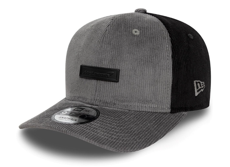 McLaren Racing New Era 9Fifty Corduroy Hat - Dark Gray & Black