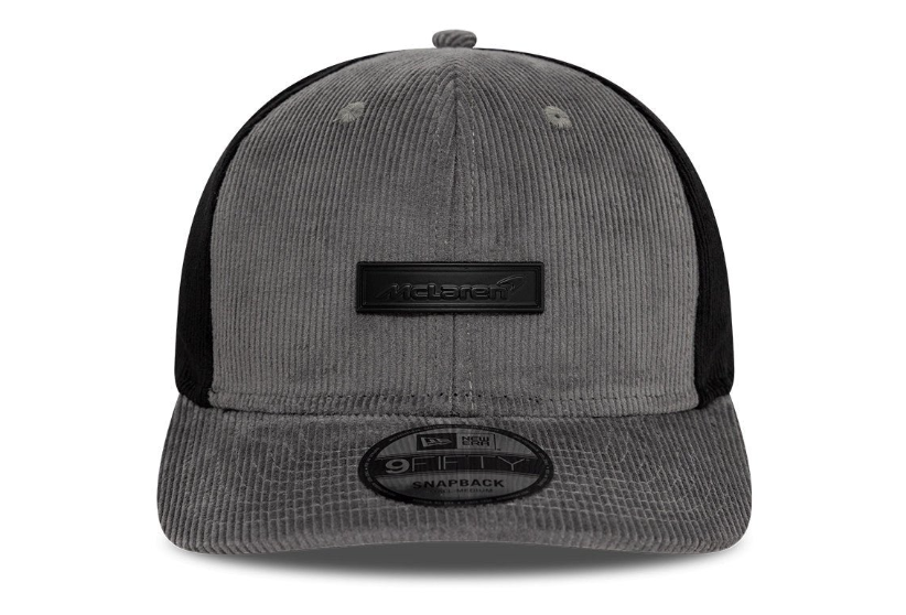 McLaren Racing New Era 9Fifty Corduroy Hat - Dark Gray & Black