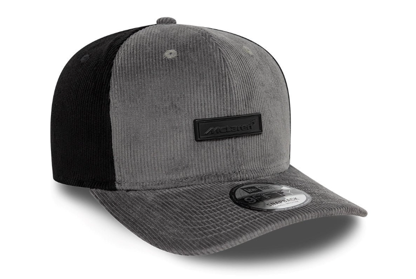 McLaren Racing New Era 9Fifty Corduroy Hat - Dark Gray & Black