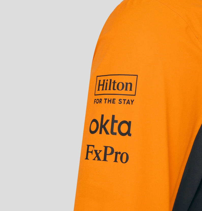 McLaren F1 2025 Team Lightweight Rain Jacket - Phantom